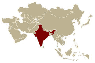 Indien - Heimat von Garam Masala Indien Landkarte