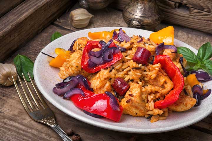 Jambalaya Kreolisches Jambalaya